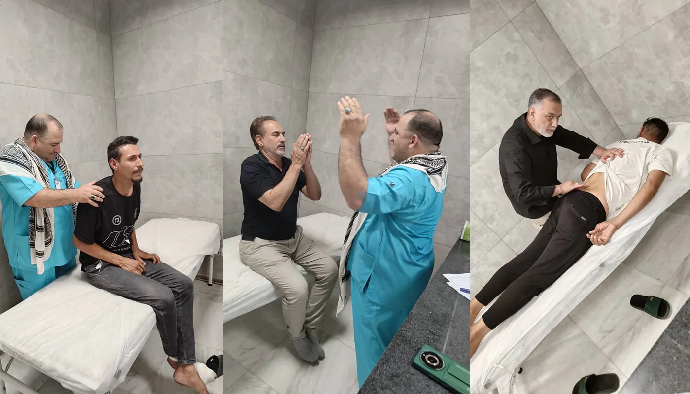 خدمات طب سنتی و حلال احمر در مراسم پیاده روی اربعین